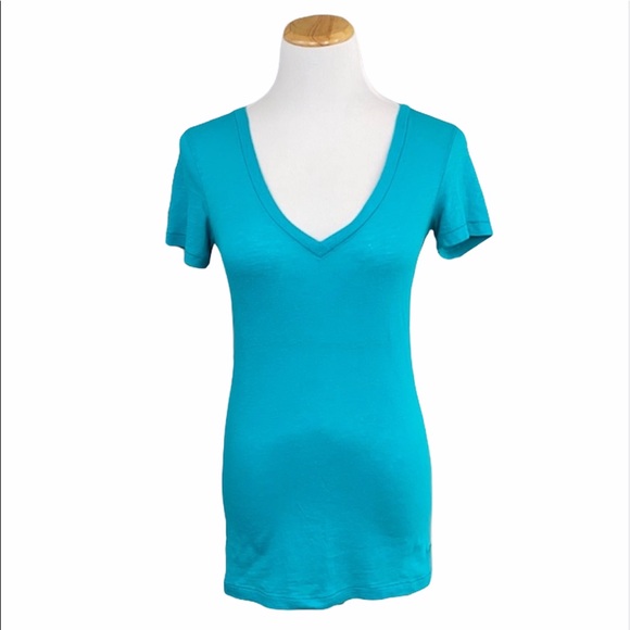 PINK Comfy Teal Short Sleeve V-Neck Sleep Shirt